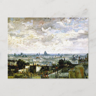 Van Gogh - Roofs of Paris Postcard