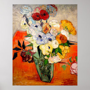 Van Gogh Roses and Anemones Poster