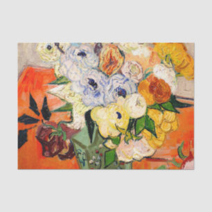 Van Gogh Roses and Anemones Tissue Paper