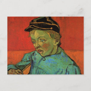 Van Gogh, Schoolboy (Camille Roulin), Vintage Art Postcard