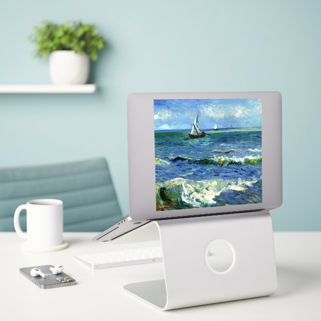 Van Gogh - Seascape (Laptop On Desk)