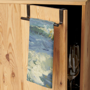 Van Gogh Seascape at Saintes Maries de la Mer Kitchen Towel