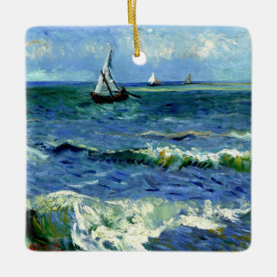 Van Gogh - Seascape Ceramic Ornament