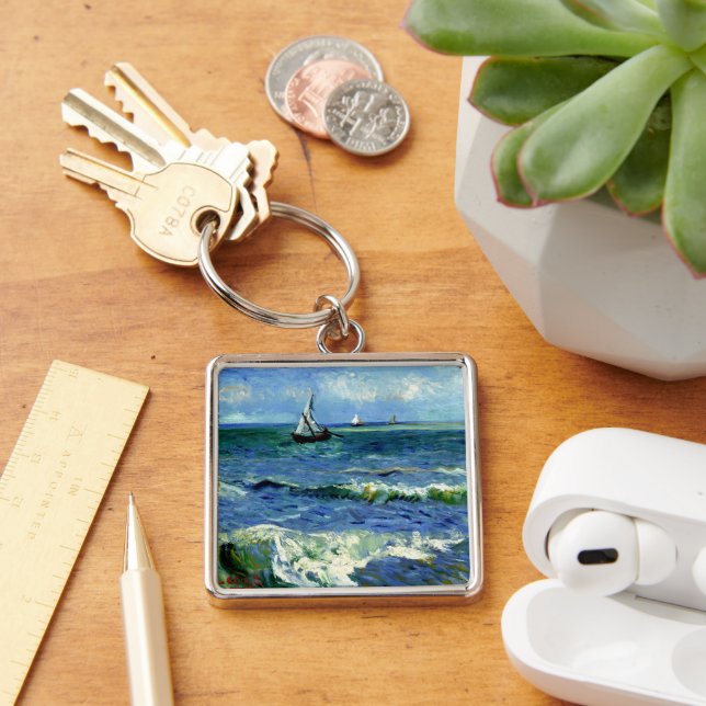 Van Gogh - Seascape Keychain (Desk)