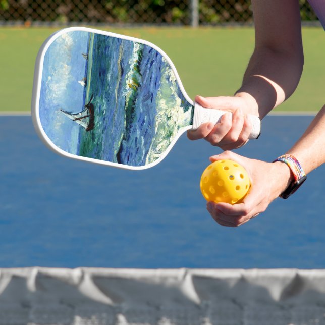 Van Gogh - Seascape Pickleball Paddle (Insitu)