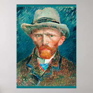 Van Gogh - Self-Portrait, 1887 Poster