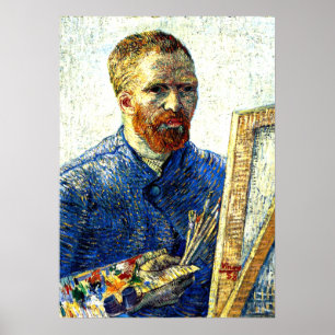 Van Gogh - Self Portrait as a Painter Poster