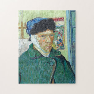 Van Gogh Self-portrait Bandaged Ear Art Painting Jigsaw Puzzle