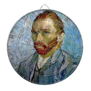Van Gogh Self Portrait Dartboard