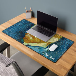Van Gogh - Self Portrait Desk Mat