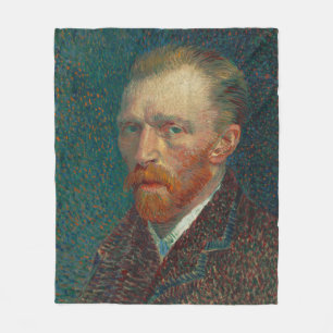 Van Gogh Self Portrait Fleece Blanket
