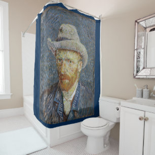 Van Gogh Self Portrait Grey Felt Hat Painting Art