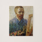 Van Gogh Self Portrait in Front of Easel
