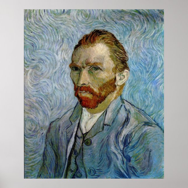 Van Gogh Self-Portrait Poster (Front)
