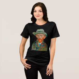 Van Gogh Self-Portrait Retro Tri-Blend Shirt
