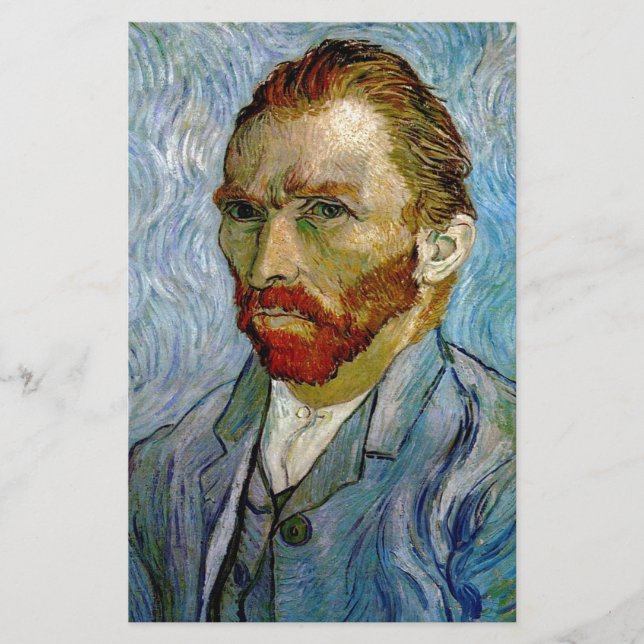 Van Gogh Self Portrait Stationery (Front)