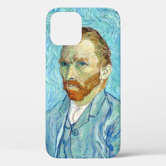Van Gogh self portrait  vibrant fine art painting Case-Mate iPhone Case (Back)