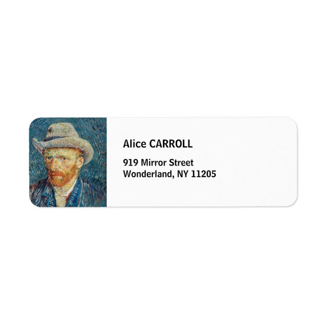 Van Gogh - Self Portrait with a Grey Felt Hat (Front)