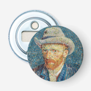 Van Gogh - Self Portrait with a Grey Felt Hat Bottle Opener