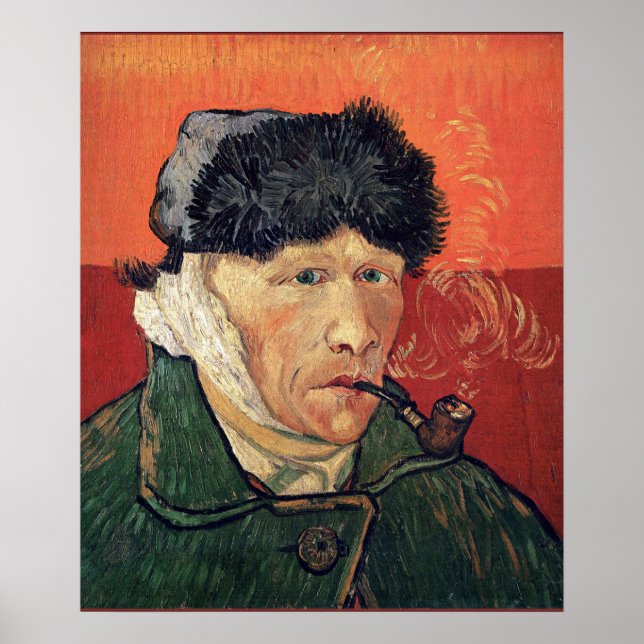 Van Gogh - Self-Portrait with Bandaged Ear Poster (Front)