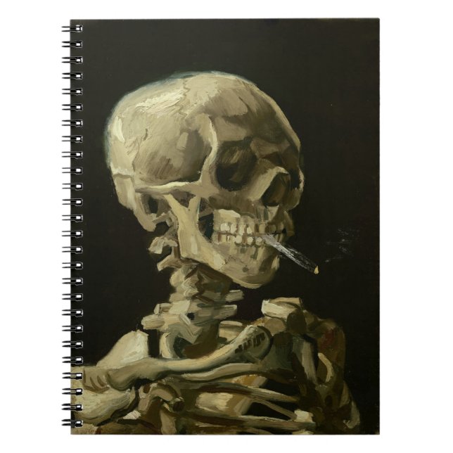 van gogh Skull Notebook (Front)