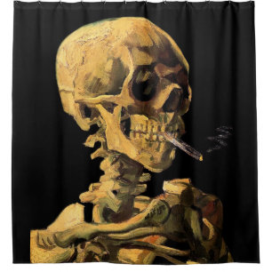 Van Gogh - Skull With Burning Cigarette