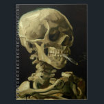 Van Gogh | Skull with Burning Cigarette | 1886 Notebook<br><div class="desc">“Skull of a Skeleton with Burning Cigarette” was completed by Vincent Van Gogh in 1886</div>