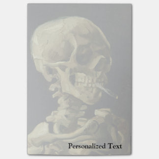Van Gogh | Skull with Burning Cigarette | 1886 Post-it Notes