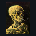 Van Gogh - Skull with Burning Cigarette Poster<br><div class="desc">This vanitas masterpiece, titled Skull with Burning Cigarette is made by the famous artist, Vincent van Gogh using oil on canvas. It falls under the Realism style and was complete by van gogh. Vincent van Gogh was a Dutch post-Impressionist painter whose work, notable for its rough beauty, emotional honesty and...</div>