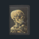 VAN GOGH - Skull with cigarette 1885 Trifold Wallet<br><div class="desc">VAN GOGH - Skull with cigarette 1885
Oil on canvas; reproduction</div>