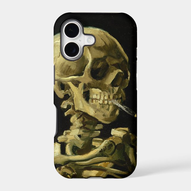 Van Gogh Smoking Skeleton (Back)