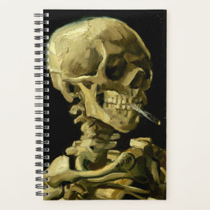 Van Gogh Smoking Skeleton Planner