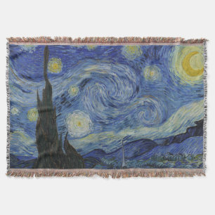 Van Gogh, Starry Nigh Throw Blanket