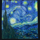 Van Gogh Starry Night<br><div class="desc">Van Gogh's famous painting,  "The Starry Night." Painted during his stay at the Saint Remy asylum in the 1880's,  van Gogh depicted the rolling hills and cypress trees he saw from his window.  Digitally enhanced by PixDezines.  Copyright © 2008-2016 PixDezines.com™ and PixDezines™ on zazzle.com. All rights reserved.</div>