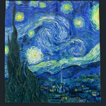 Van Gogh Starry Night<br><div class="desc">Van Gogh's famous painting, "The Starry Night." Painted during his stay at the Saint Remy asylum in the 1880's, van Gogh depicted the rolling hills and cypress trees he saw from his window. Digitally enhanced by PixDezines. Copyright © 2008-2016 PixDezines.com™ and PixDezines™ on zazzle.com. All rights reserved.</div>