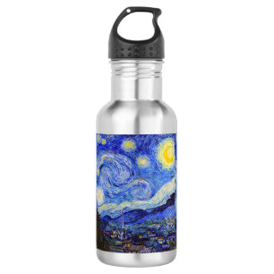 Van Gogh , "Starry Night" 532 Ml Water Bottle