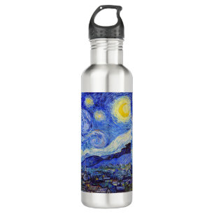 Van Gogh , "Starry Night" 710 Ml Water Bottle