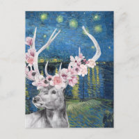 Van Gogh Starry Night and Flower Stag Compilation