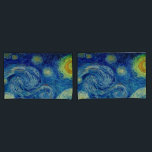 Van Gogh Starry Night Bedding Set Pillowcase<br><div class="desc">Vincent Van Gogh's Art Work - " The Starry Night" is featured on these pillowcases (see matching duvet cover). A nighttime sky so alive with sumptuous swirls! **Check out related products with this design in our store and discover more amazing options with this wonderful image: https://www.zazzle.com/collections/arty_gifts_for_the_van_gogh_fan_in_your_life-119079521028472120?rf=238919973384052768</div>