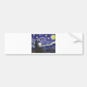 Van Gogh Starry Night Bumper Sticker