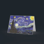 Van Gogh Starry Night Card<br><div class="desc">Van Gogh Starry Night</div>