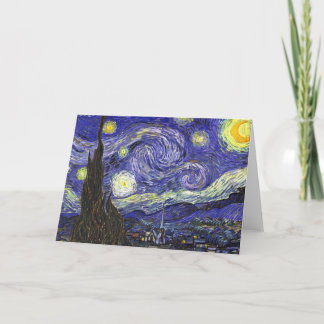 Van Gogh Starry Night Card