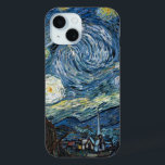 Van Gogh Starry Night iPhone 15 Case<br><div class="desc">Vincent Van Gogh Starry night vintage artwork on electronic cases for your gadgets - vintage products from Zazilicious</div>