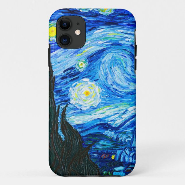 Van Gogh Starry Night Case-Mate iPhone Case (Back)