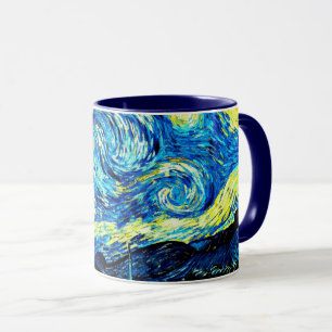Van Gogh - Starry Night, célèbre peinture Mug