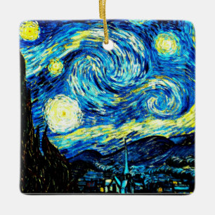 Van Gogh - Starry Night Ceramic Ornament