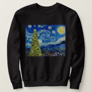 Van Gogh Starry Night - Christmas Tree Sweatshirt