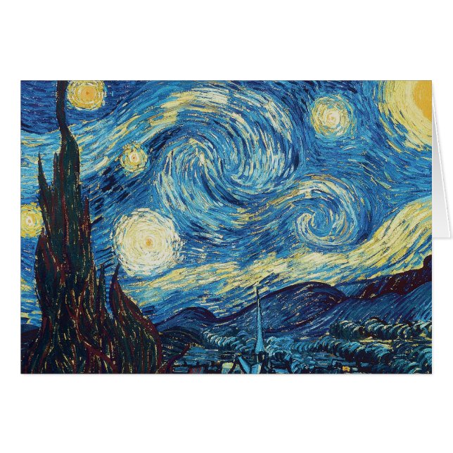 Van Gogh Starry Night Classic Impressionism Art (Front Horizontal)