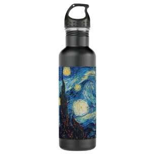 Van Gogh Starry Night Classic Impressionism Art 710 Ml Water Bottle