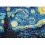 Van Gogh Starry Night Classic Impressionism Art Photo Sculpture Magnet<br><div class="desc">Starry Night Painting - This is the Vincent Van Gogh masterpiece,  The Starry Night  1889.</div>